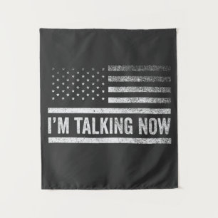 I'm Talking Now Trump Harris Presidential Debate Tapestry