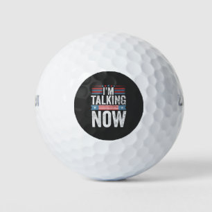 I'm Talking Now Trump Kamala President Debate Golf Balls