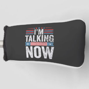 I'm Talking Now Trump Kamala President Debate  Golf Head Cover