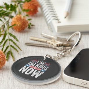I'm Talking Now Trump Kamala President Debate Key Ring