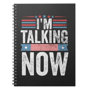 I'm Talking Now Trump Kamala President Debate Notebook