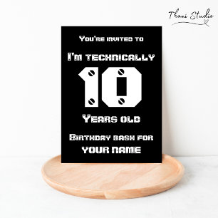 I'm Technically... years old Leap Year Birthday BL Invitation