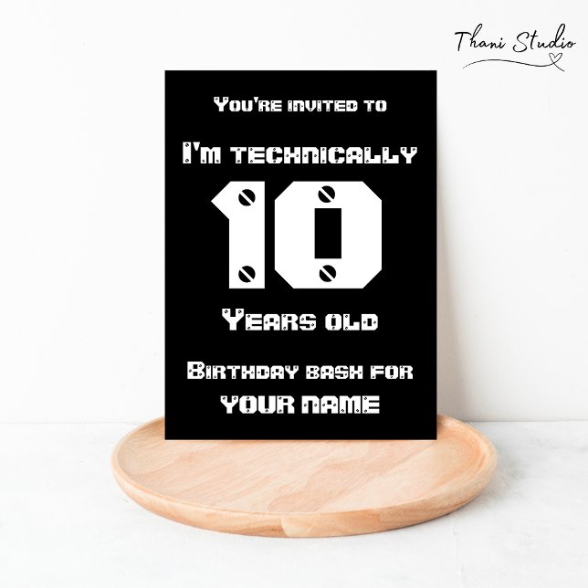 I'm Technically... years old Leap Year Birthday BL Invitation (Creator Uploaded)
