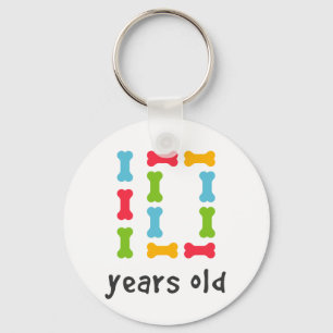 I'm Ten Years Old Key Ring
