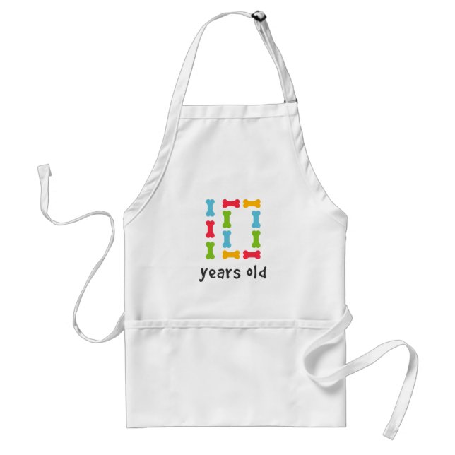 I'm Ten Years Old Standard Apron (Front)