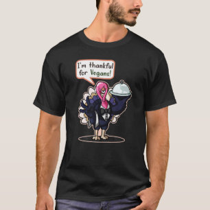 I'm Thankful For Vegans Thanksgiving Turkey Men Wo T-Shirt