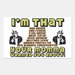 I'm That Conservative Rectangular Sticker