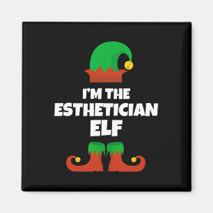 I'm The Aesthetician Elf Family Pajama Christmas B Magnet