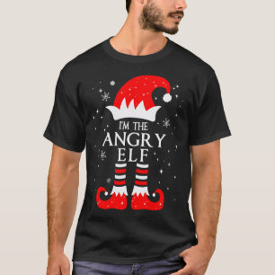 I'm The Angry Elf Matching Funny Christmas Family T-Shirt