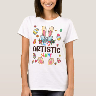 I'm The Artistic Bunny Easter Day Matching Family T-Shirt