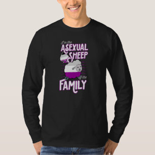 Im The Asexual Sheep Of My Family Ace Pride Aesthe T-Shirt