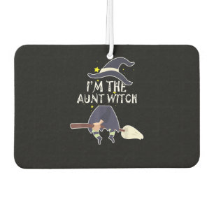 Im The Aunt Witch Halloween Costumes Gifts Car Air Freshener