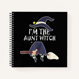 Im The Aunt Witch Halloween Costumes Gifts Notebook