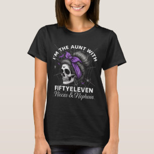 I'm The Aunt With Fiftyeleven Nieces Nephews Hallo T-Shirt