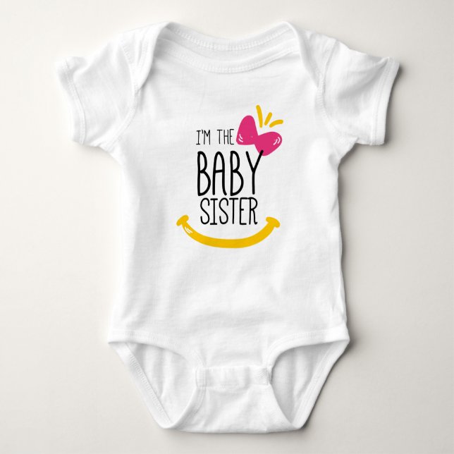 I'm the baby Sister T-shirt Baby Bodysuit (Front)