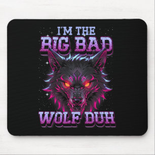 I'm The Bad Wolf Funny Last Minute Halloween Costu Mouse Pad