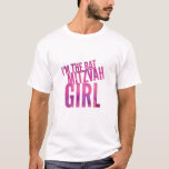 I'm the Bat Mitzvah Girl T-Shirt<br><div class="desc">Great gift for bat mitzvah girls on their 12th birthday</div>