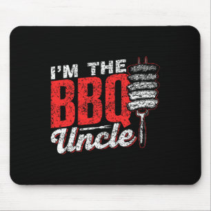 I'm The Bbq Uncle Meat Barbecue Grill Grilling Bbq Mouse Pad
