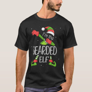 I'm The Bearded Elf Dabbing Santa Claus Xmas For F T-Shirt