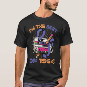 I'm The Best Of 1954 Vintage Cassette Tape Music R T-Shirt