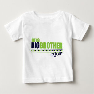 I'm the Big Brother Again Blue/Green T-shirt