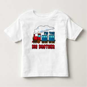 i'm the big brother cartoon train toddler T-Shirt