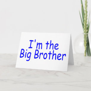 I'm The Big Brother Holiday Card