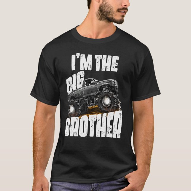I'm The Big Brother   Monster Truck T-Shirt (Front)