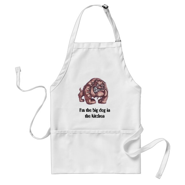 I'm the big dog in the kitchen standard apron (Front)