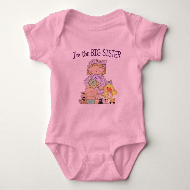 I'm the Big Sister Baby Bodysuit (Front)