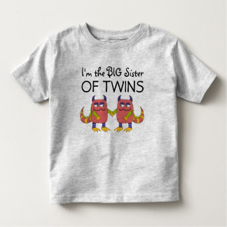 I'm the Big Sister of Twins Toddler T-Shirt