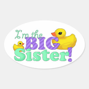 "I'm the Big Sister" Stickers