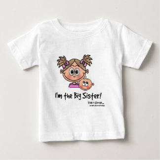 I'm the big sister with baby personalised shirt! T-Shirt