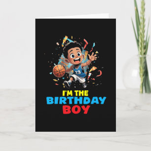 I'm The Birthday Boy Sketll Fun Party Toddler Kids Card