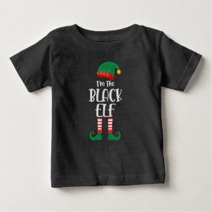 Im The Black Elf Matching Christmas Baby T-Shirt