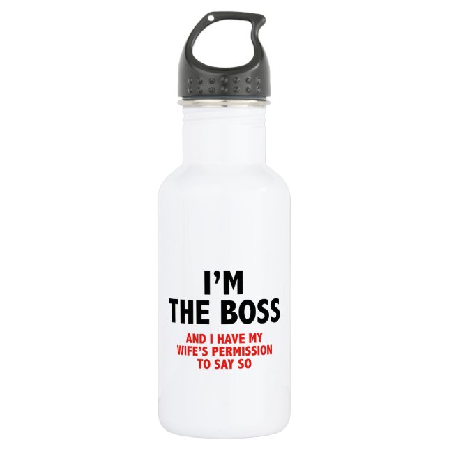 I'm The Boss 532 Ml Water Bottle (Front)