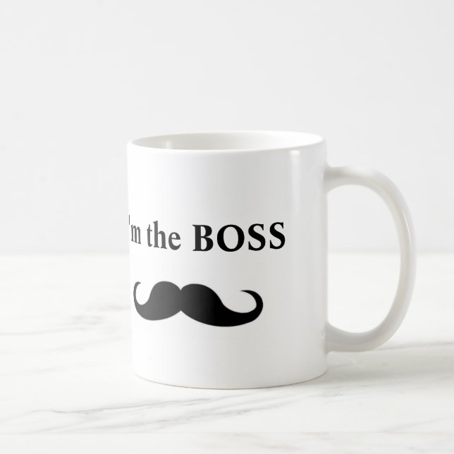 I'm the BOSS, coffee mug (Right)