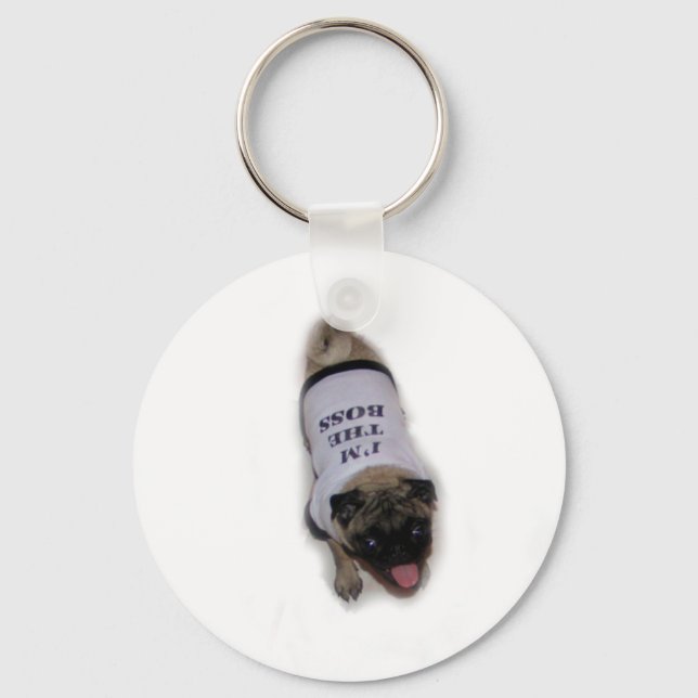 "I'm the Boss" Key Ring (Front)