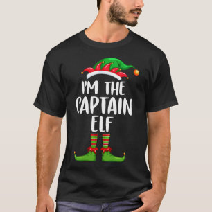 I'm The Bourbon Elf Funny Matching Family Elf Chri T-Shirt