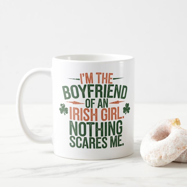 I'm the Boyfriend of an Irish Girl Mug (With Donut)