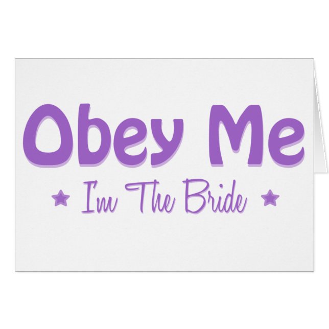 I'm The Bride! (Front Horizontal)