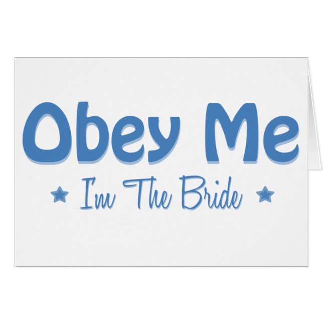 I'm The Bride! (Front Horizontal)