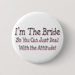 I'm The Bride 6 Cm Round Badge
