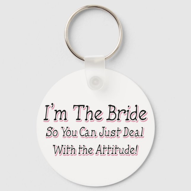 I'm The Bride Key Ring (Front)