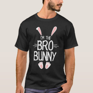 I'm The Brother Bunny Boys Cute Matching Family Ea T-Shirt
