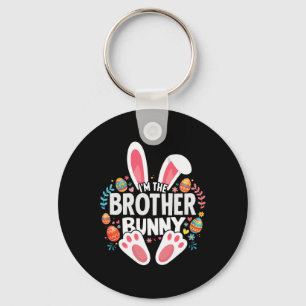 I'm The Brother Bunny Matching Easter Family  Key Ring