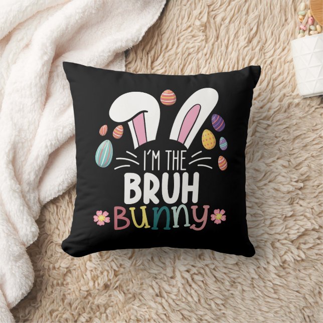 I'm The Bruh Bunny Easter Matching Cushion (Blanket)
