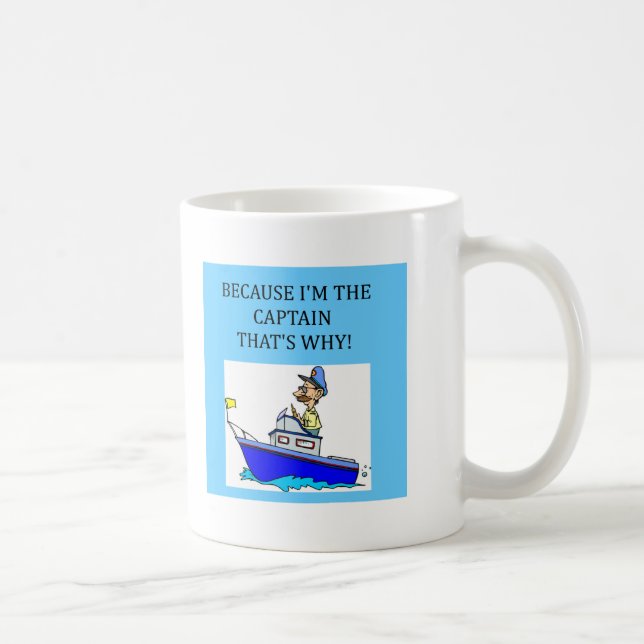 i'm the captain coffee mug (Right)