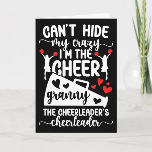 I'm The Cheer Granny Of A Cheerleader Granny Grand Card