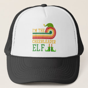 I'm The Cheerleader Elf Matching Group Xmas Party Trucker Hat